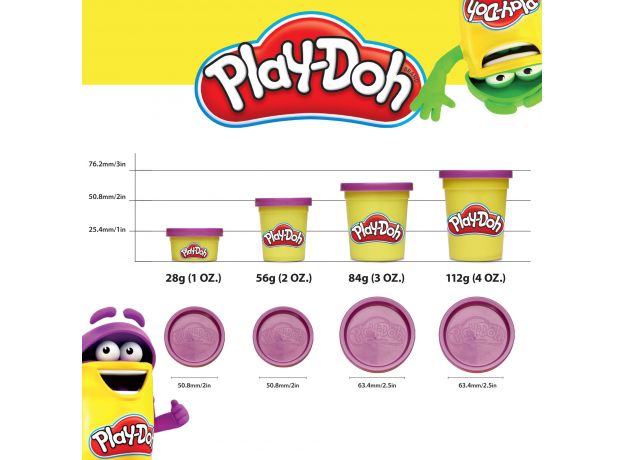 پک 8 تایی خمیربازی Play Doh مدل Neon, image 4