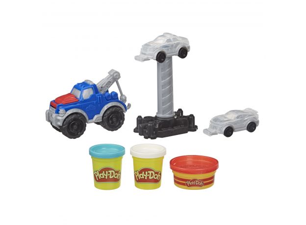 ست خمیربازی یدک کش Play Doh, تنوع: E66905L00-Truck, image 3