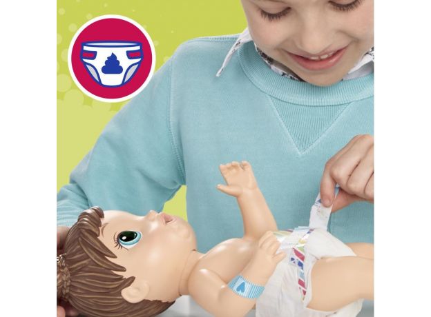 عروسک بیبی الایو مدل Better Baby با موهای قهوه ای, image 4