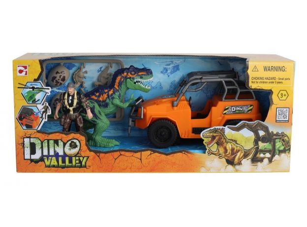 ست بازی شکارچیان دایناسور Dino Valley مدل Dino Catch Vehicle, image 