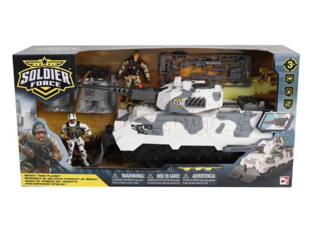 ست بازی تانک جنگنده سربازهای Soldier Force مدل Desert Tank, image 2