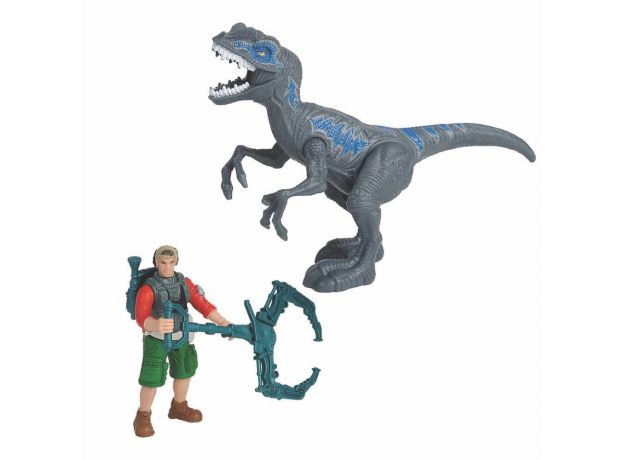 ست بازی شکارچیان دایناسور Dino Valley مدل Ranger and Dinosaur, تنوع: 542015-Dinosaur Set Gray, image 3