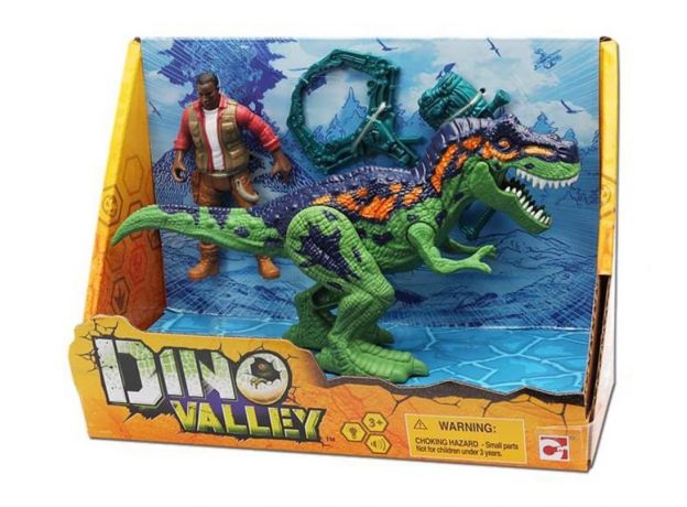 ست بازی شکارچیان دایناسور Dino Valley مدل Ranger and Dinosaur, تنوع: 542015-Dinosaur Set Green, image 2