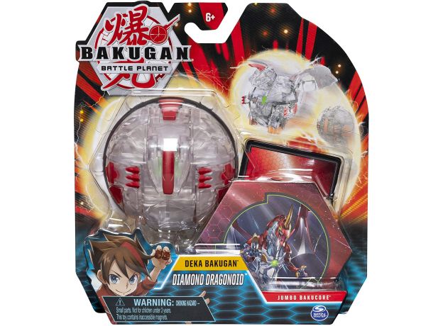 پک تکی بازی نبرد باکوگان (Bakugan) مدل Diamond Dragonoid, image 