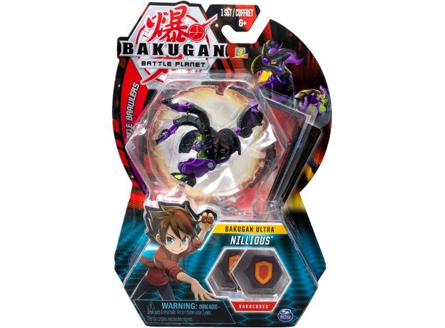 پک تکی بازی نبرد باکوگان (Bakugan) مدل Nillious, image 