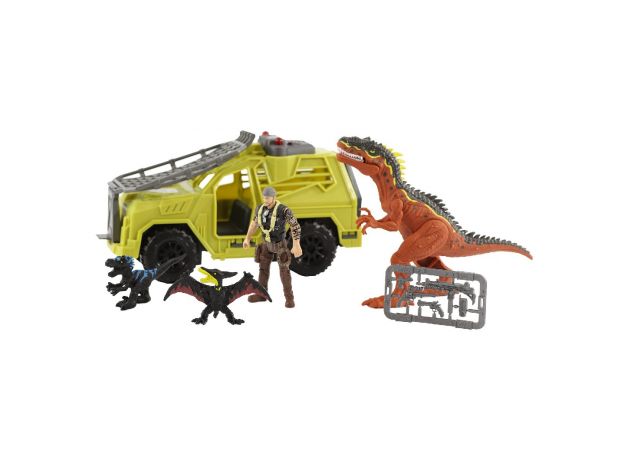 ست بازی شکارچیان دایناسور Dino Valley مدل Dinosaur Hunter With Jeep, image 5