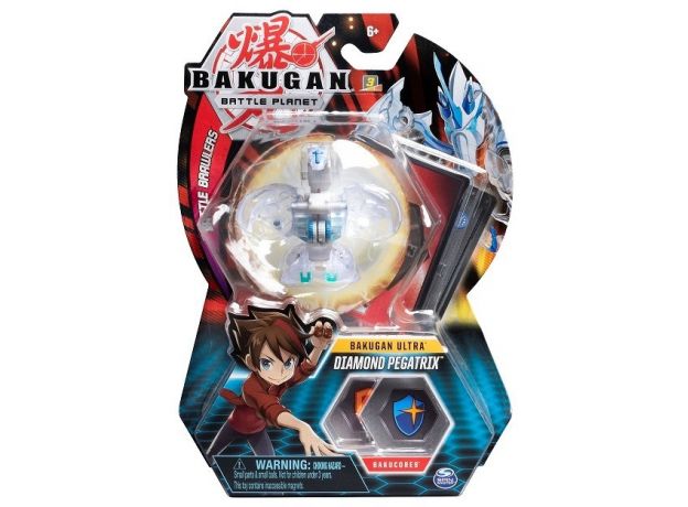 پک تکی بازی نبرد باکوگان (Bakugan) مدل Diamond Pegatrix, image 