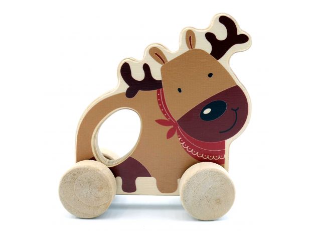 گوزن چوبی چرخدار پوپولوس, تنوع: 62610715PP-Wooden Moose, image 