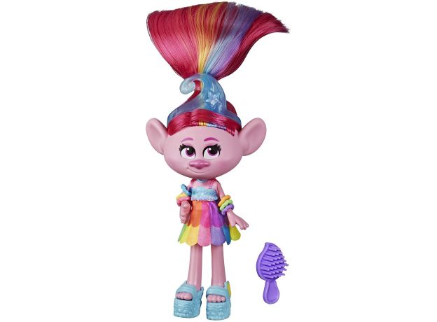 عروسک فشن Poppy ترولز Trolls World Tour, تنوع: E65695L00-Poppy, image 