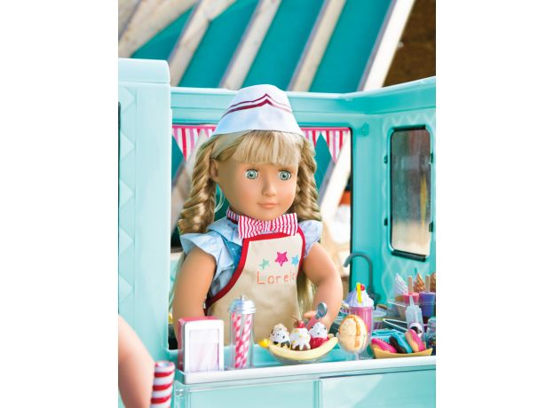 ماشین آبی بستنی فروشی عروسک های OG, image 8