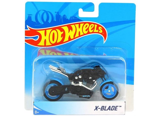 موتور Hot Wheels مدل X-Blade آبی با مقیاس 1:18, تنوع: X4221-X-Blade Blue, image 