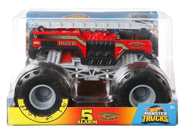 ماشین Hot Wheels مدل ( 5Alarm ) Monster Trucks با مقیاس 1:24, image 