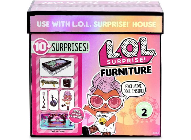 عروسک باکسی LOL Surprise Furniture مدل سالن موسیقی Grunge Grrrl, image 2
