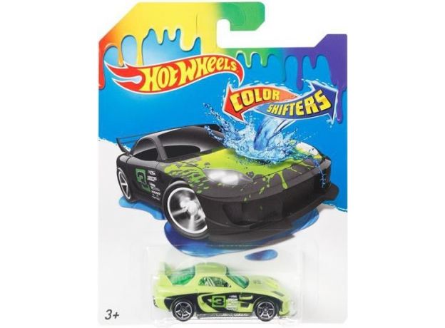 ماشین تغییر رنگ دهنده Hot Wheels سری Colour Shifters مدل 24/Seven, image 