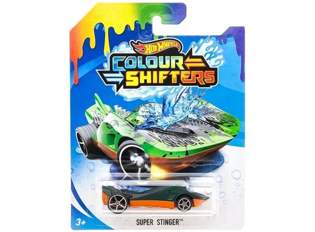 ماشین تغییر رنگ دهنده Hot Wheels سری Colour Shifters مدل Super Stinger, image 