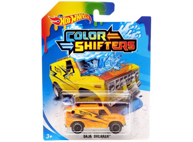 ماشین تغییر رنگ دهنده Hot Wheels سری Colour Shifters مدل Baja Breaker, image 