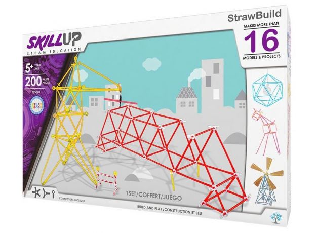بازی ساختنی Skill Up مدل Straw Build, image 