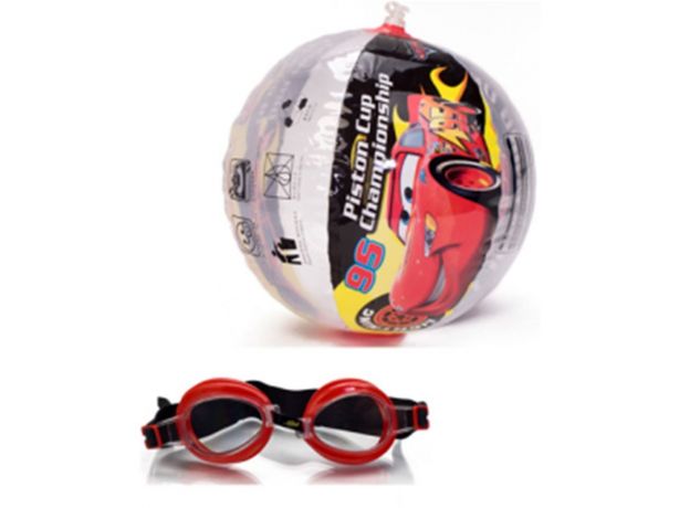 سِت عینک و توپ شنای Car’s, image 