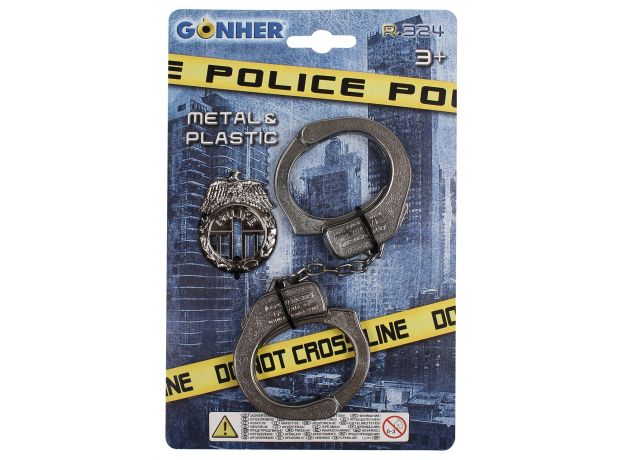 دستبند و نشان پلیس Gonher, image 2