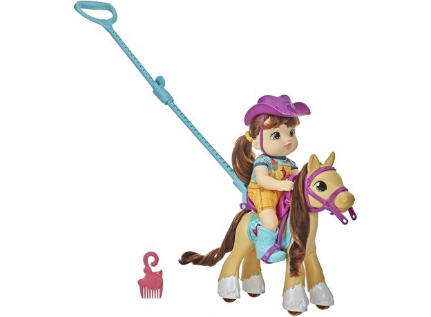 عروسک بیبی الایو سوارکار مدل Lil’ Pony Ride, image 