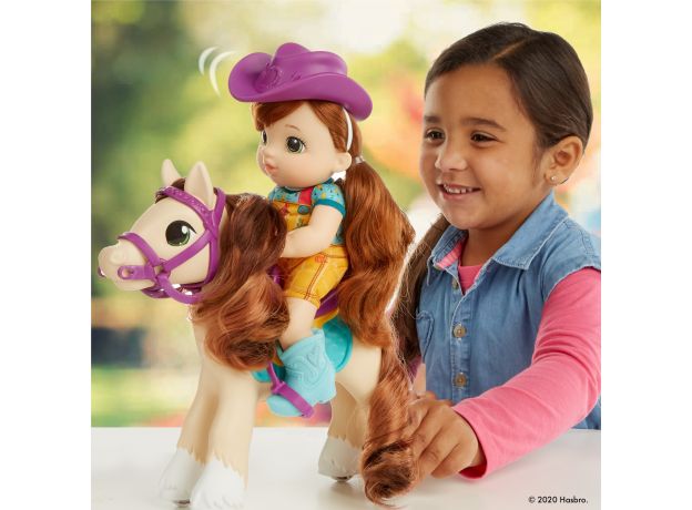 عروسک بیبی الایو سوارکار مدل Lil’ Pony Ride, image 6