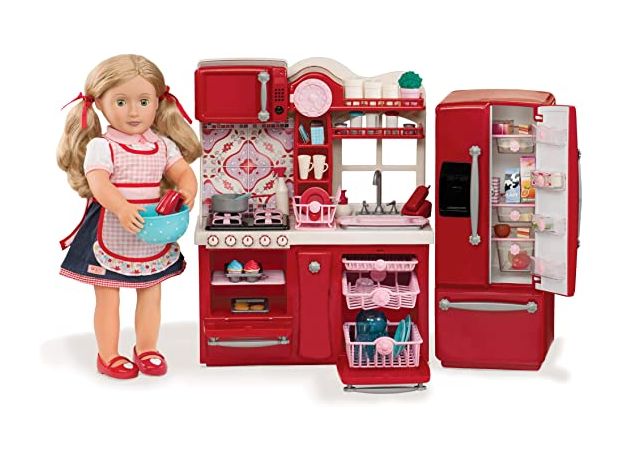 آشپزخانه و لوازم آشپزی عروسک های Our Generation, image 