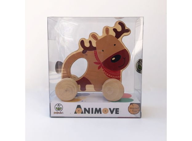 گوزن چوبی چرخدار پوپولوس, تنوع: 62610715PP-Wooden Moose, image 6