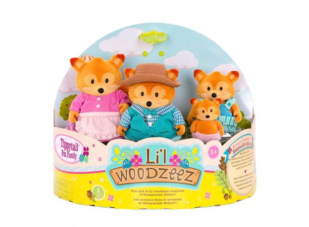 خانواده 4 نفری روباه های Li'l Woodzeez مدل Tippytail, image 3