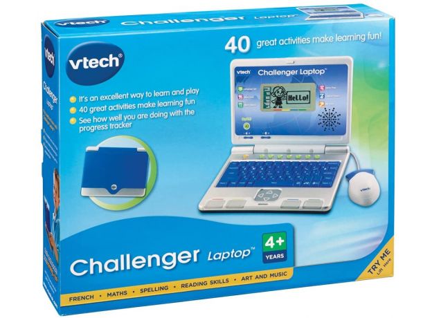 لپ تاپ آموزشی آبی Vtech مدل Challenger Laptop, image 