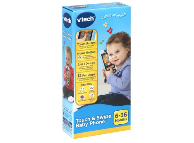 موبایل آموزشی Vtech مدل Touch and Swipe آبی, image 