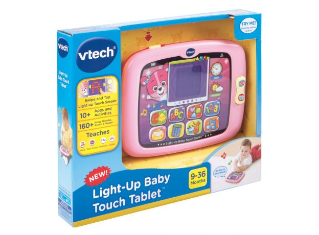 تبلت کودک صورتی Vtech مدل Light Up Baby Touch, image 