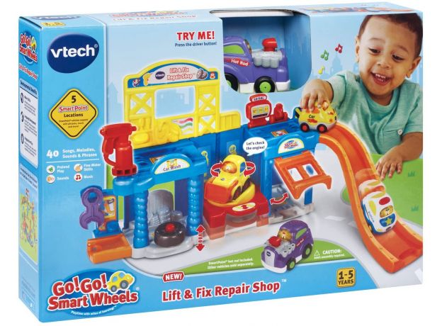 تعمیرگاه ماشین موزیکال Vtech Go! Go! Smart Wheels, image 6