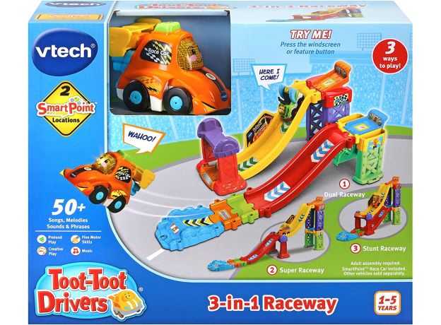 پیست سرسره ای 3 در 1 مدل Toot Toot Drivers Vtech, image 7