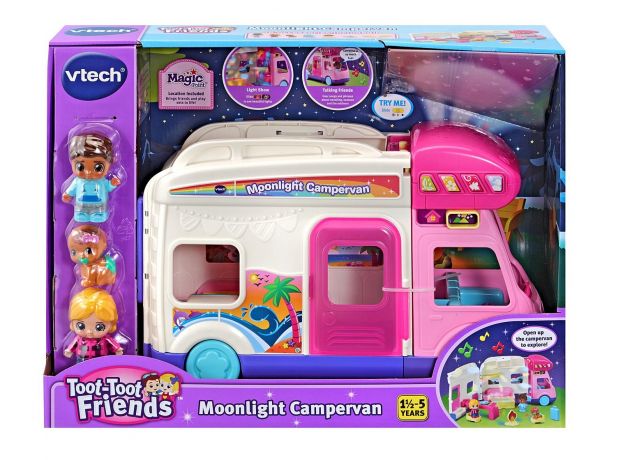 ماشین مسافرتی درخشان مدل Toot Toot Friends Vtech, image 