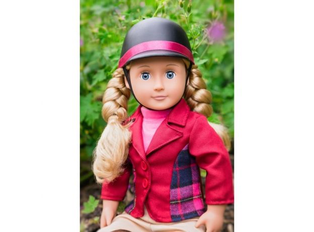 عروسک 46 سانتی OG سوار کار مدل Lilly Anna با کتاب, image 10