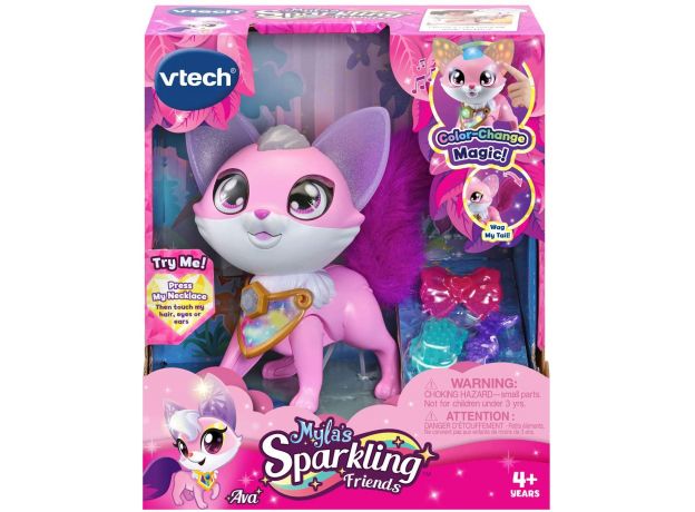 عروسک درخشان Myla's Sparkling Friends مدل آوا روباه Vtech, image 