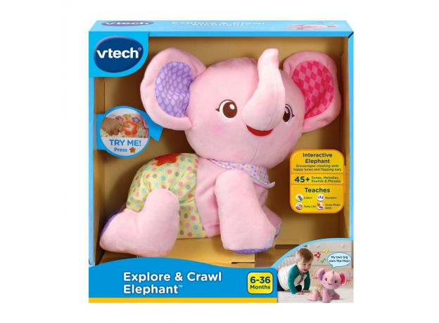 فیل بازیگوش Vtech صورتی, تنوع: 533250vt-Pink, image 