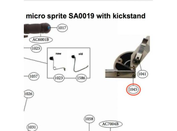 پیچ 33 میلیمتری دسته اسکوترهای Micro, image 2