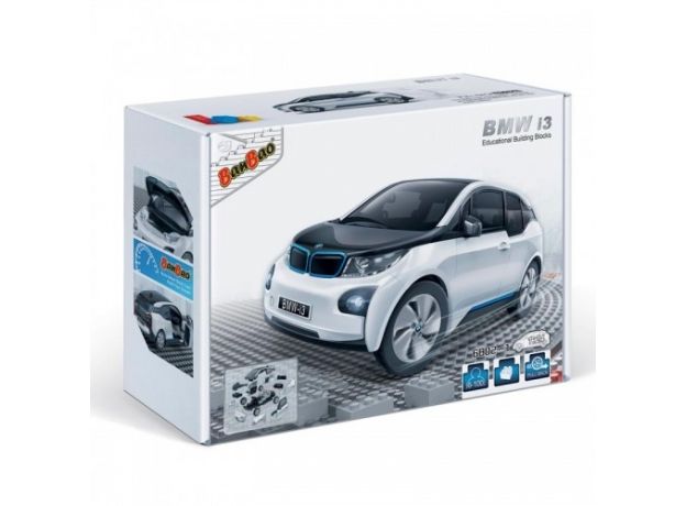 ماشین عقب‌کش BMW I3 سیاه و سفید (سری ماشین‌سازی), image 2