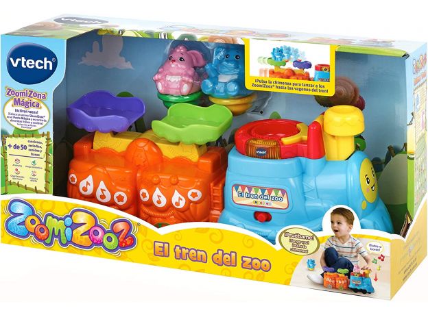 قطار حیوانات موزیکال ZoomiZooz Vtech, image 2