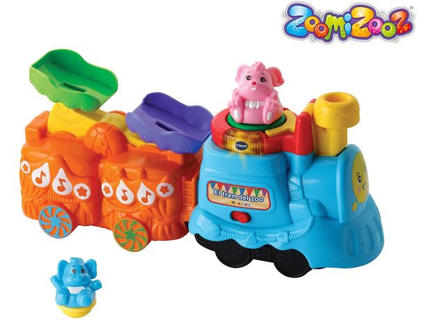 قطار حیوانات موزیکال ZoomiZooz Vtech, image 7