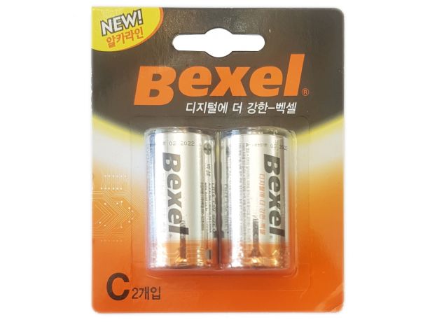 باتری آلکالاین Bexel سایز C بسته دو عددی, image 