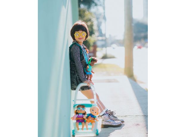 عروسک بیبی الایو کوچولو مدل Little Lucy به همراه کالسکه, image 5