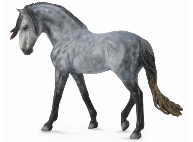 اسب نر اصیل اسپانیایی (اندلسی) خاکستری ابری تیره - مقیاس 1:12, image 