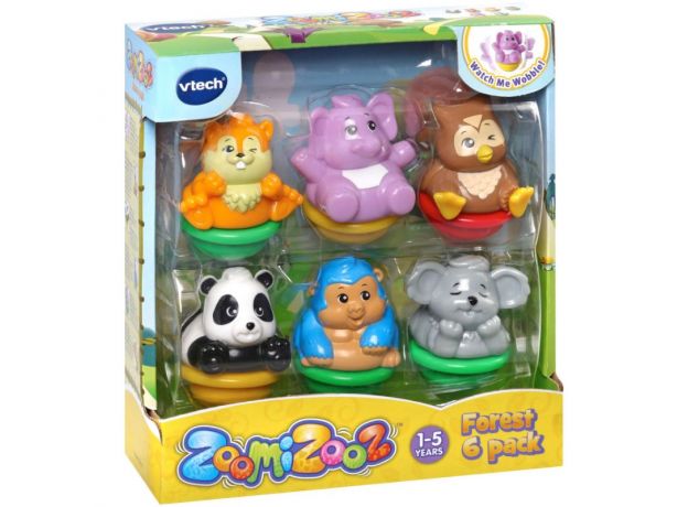 پک 6 تایی حیوانات باغ وحش Zoomi Zooz Vtech, image 