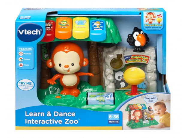 میمون بازیگوش در باغ وحش موزیکال Vtech, image 