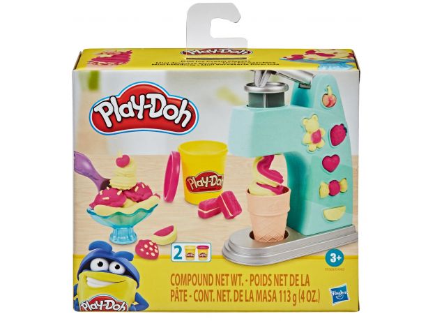 ست کوچک خمیربازی دستگاه بستی ساز Play Doh, تنوع: E4902EU42-Icecream, image 3
