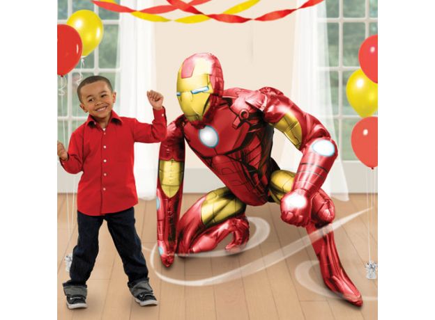 بادکنک هلیومی 119 سانتی  آیرون من Iron Man, image 