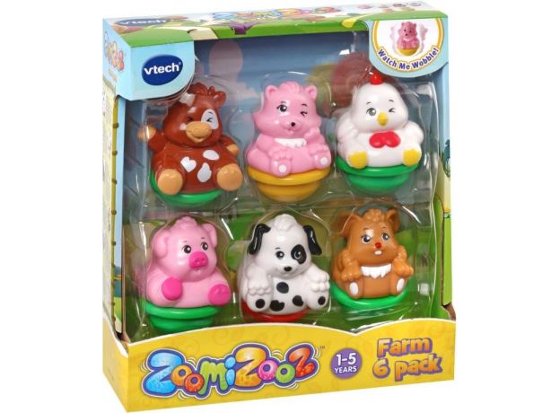 پک 6 تایی حیوانات مزرعه Zoomi Zooz Vtech, image 