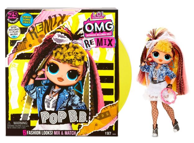 عروسک LOL Surprise سری OMG Remix مدل Pop B.B., تنوع: 567257-Pop B.B., image 